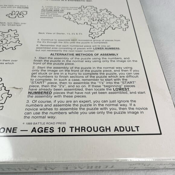 Claude Monet Puzzle by the Numbers Terrace at Sainte-Adresse 500 pcs New - Picture 16 of 16